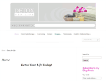 Tablet Screenshot of detoxforlife.biz